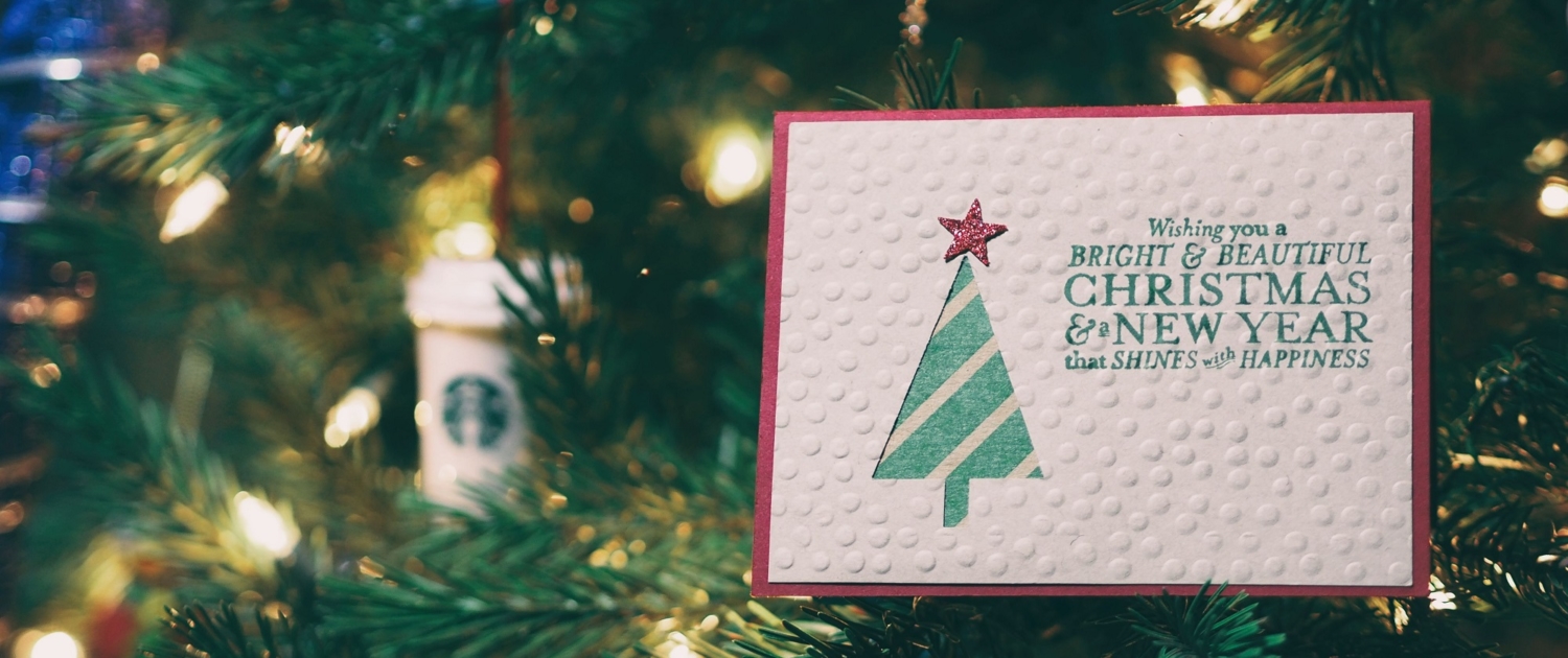 christmas card organization