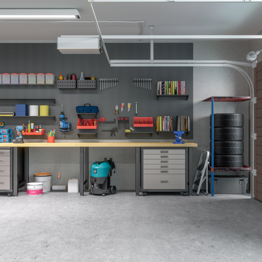 Decluttered Garage - ClutterBGone